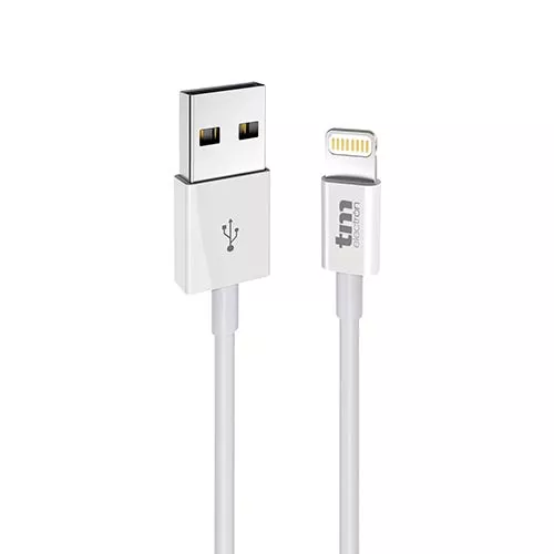 CONEXION LIGHTNING USB A 2.4A PVC 1M