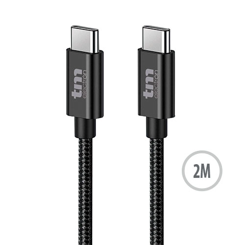 CONEXIÓN USB C A USB C 3.0A NYLON 2.0M