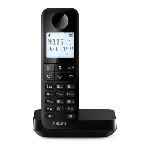 TELEFONO INALAMBRICO NEGRO PHILIPS