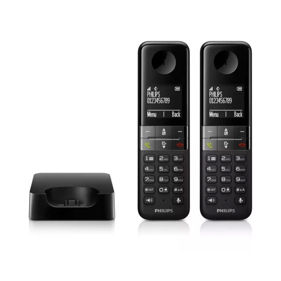 TELEFONO INALAMBRICO DUO NEGRO PHILIPS - Image 2