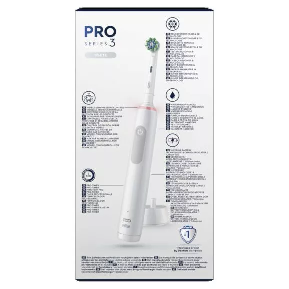 CEPILLO DENTAL PRO 3 3000 BLANCO ORAL B - Image 6