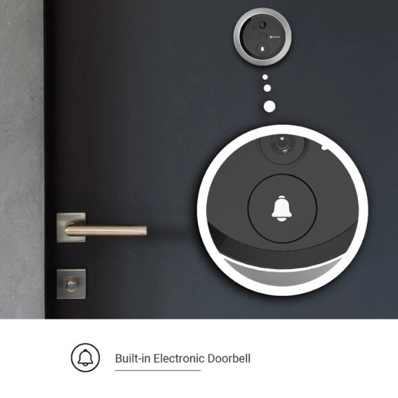 MIRILLA DIGITAL WIFI 2MP PLATA - Image 6