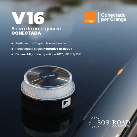 BALIZA EMERGENCIA V16 CONECTADA SOS ROAD - Image 7