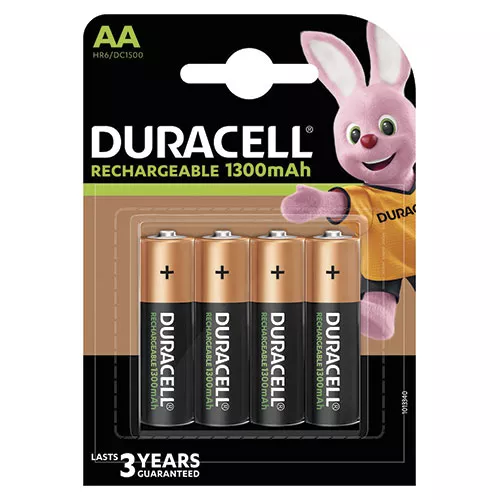 BATERIA R6 NI-MH 1300MAH BL4 DURACELL