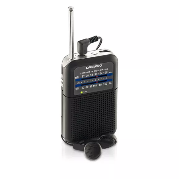 RADIO PORTATIL NEGRA CON ALTAVOZ DAEWOO - Image 3