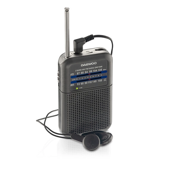 RADIO PORTATIL GRIS CON ALTAVOZ DAEWOO - Image 2