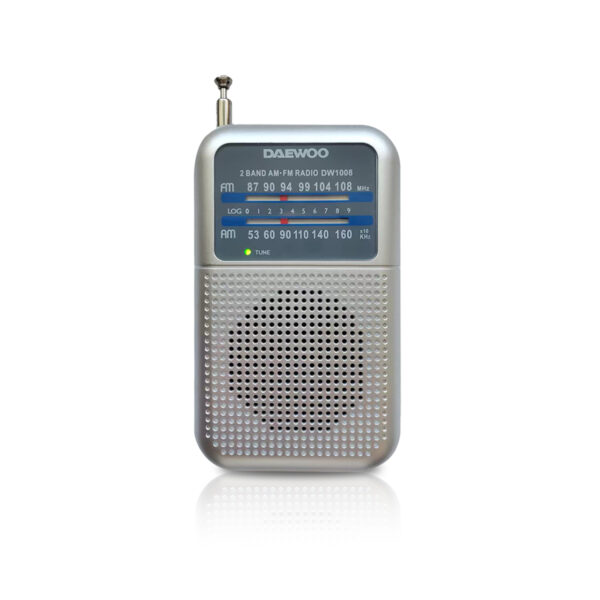 RADIO PORTATIL PLATA CON ALTAVOZ DAEWOO - Image 3