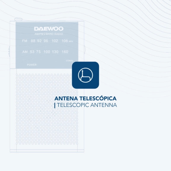 RADIO PORTATIL CON ALTAVOZ DAEWOO - Image 6