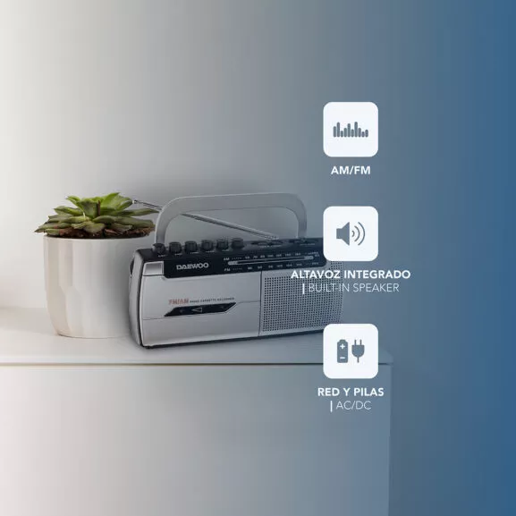 RADIO CASSETTE AM/FM DAEWOO - Image 7