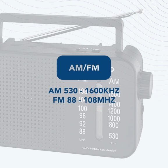 RADIO AM/FM CORRIENTE AC/DC Y PILAS DAE - Image 7