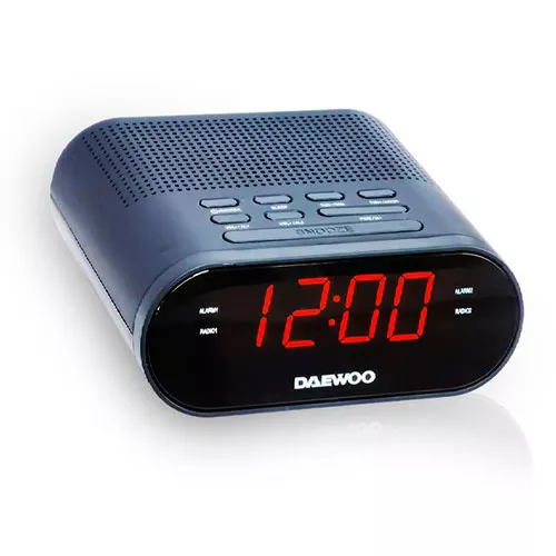 RADIO RELOJ DESPERTADOR AM/FM DAEWOO