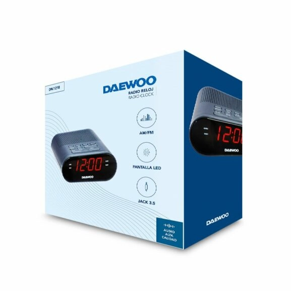 RADIO RELOJ DESPERTADOR AM/FM DAEWOO - Image 9