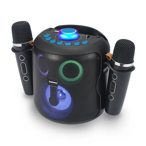 ALTAVOZ INALAMBRICO KARAOKE 2 MICRÓFONOS