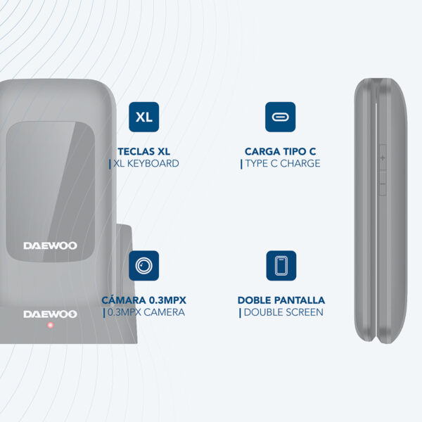 TELÉFONO MOVIL PERSONAS MAYORES DAEWOO - Image 7