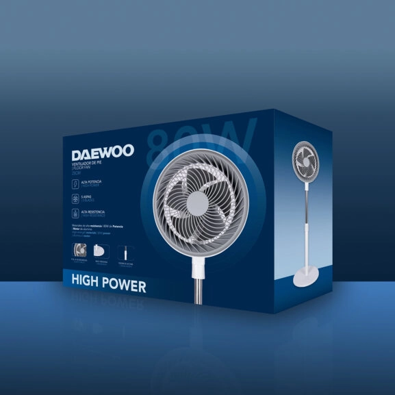 VENTILADOR SUELO ALTA VELOCIDAD 10" DAE - Image 7