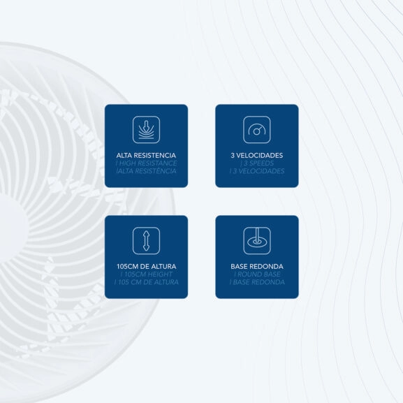 VENTILADOR SUELO ALTA VELOCIDAD 12" DAE - Image 4