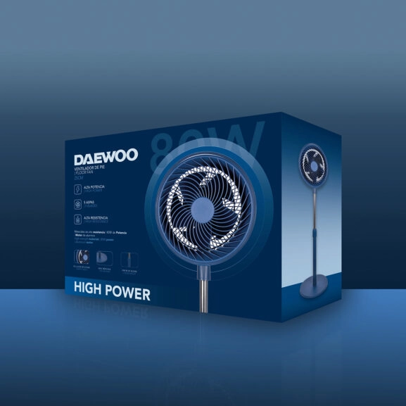 VENTILADOR SUELO ALTA VELOCIDAD 10" DAE - Image 7