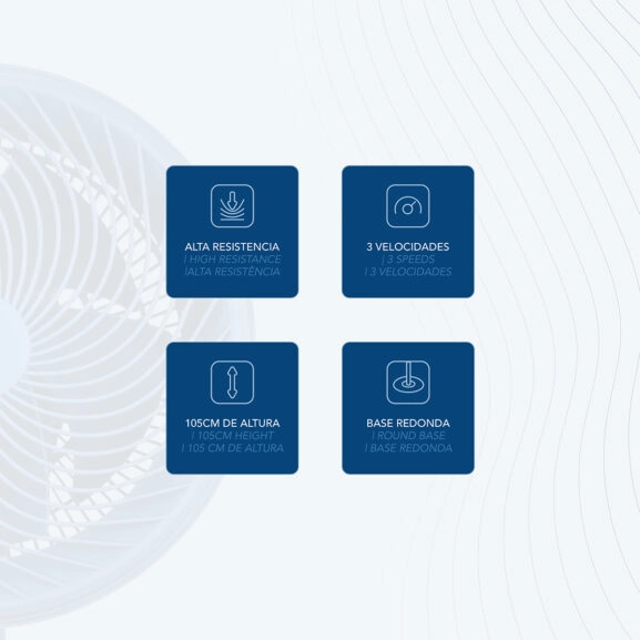 VENTILADOR SUELO ALTA VELOCIDAD 12" DAE - Image 4