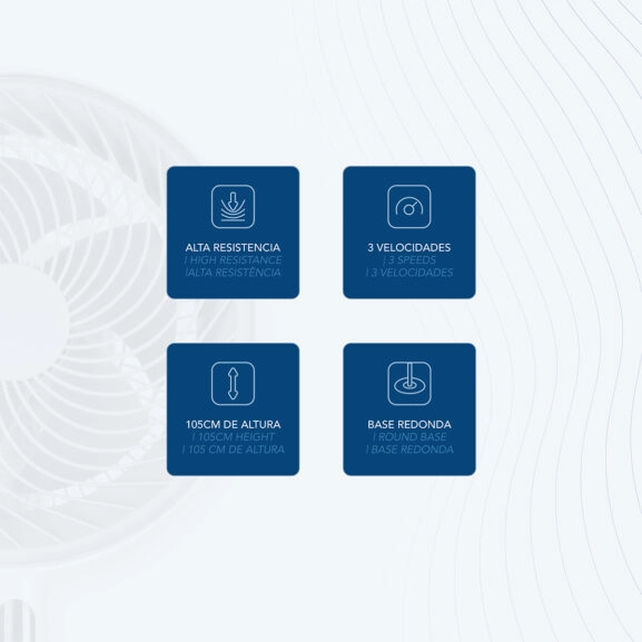 VENTILADOR SUELO ALTA VELOCIDAD 12" DAE - Image 4