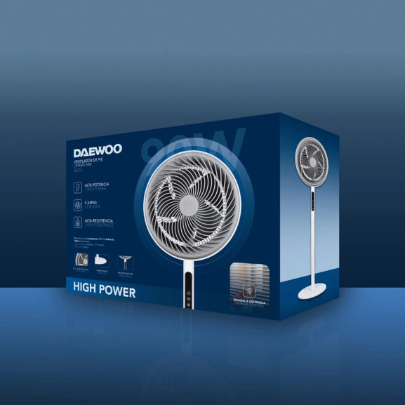 VENTILADOR SUELO ALTA VELOCIDAD 12" DAE - Image 7