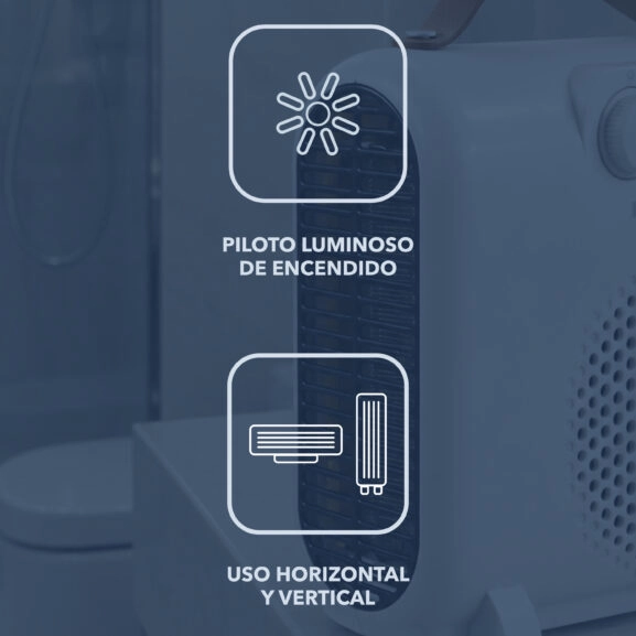 CALEFACTOR AIRE VERTICAL 2000W DAEWOO - Imagen 5