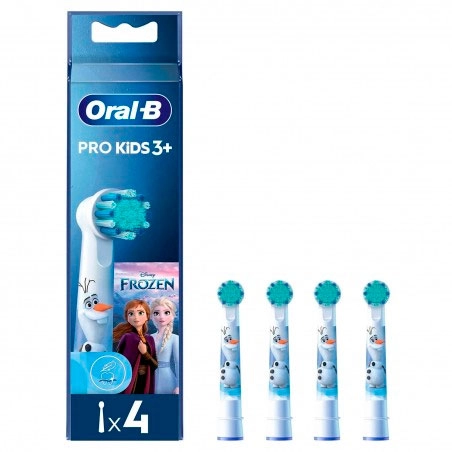 PACK 4 RECAMBIOS CEPILLO ORAL B FROZEN