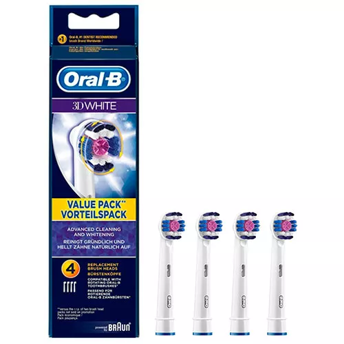 PACK DE 4 RECAMB. BLANQUEADOR ORAL B