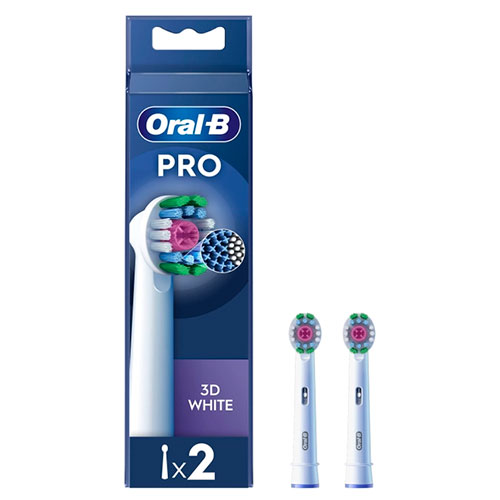 PACK DE 2 RECAMBIOS 3D WHITE ORAL B