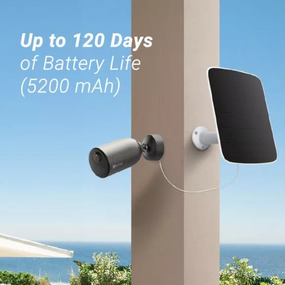 CÁMARA INTELIGENTE EXTERIOR 2K MAS PANEL - Image 4