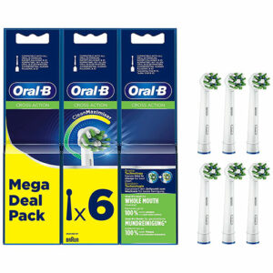 PACK DE 6 CEPILLOS CROSS ACTION ORAL B