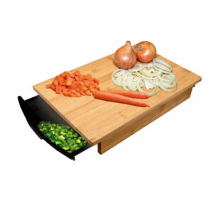 TABLA DE CORTE DE BAMBÚ CON BANDEJA