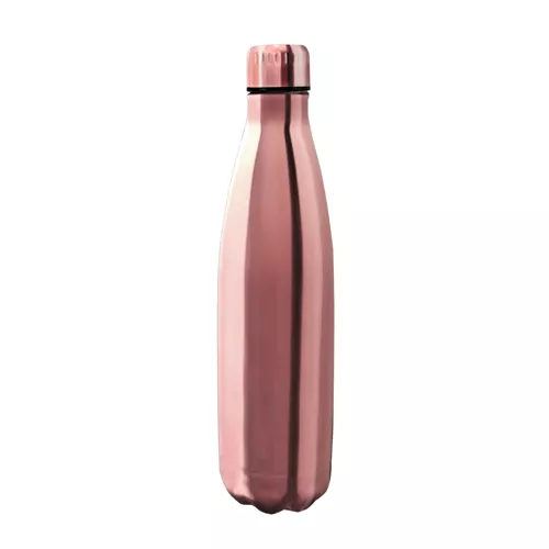 TERMO DOBLE PARED 750ML. A INOX.ORO ROSA