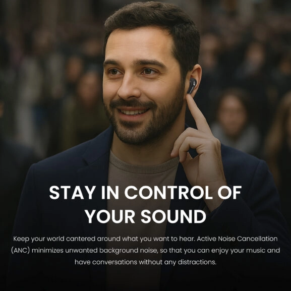 ANC TWS FLYBUDS4 AI VERDE HIFUTURE - Image 9