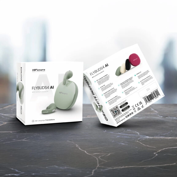 ANC TWS FLYBUDS4 AI VERDE HIFUTURE - Image 10