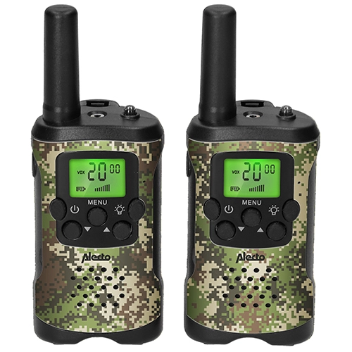 WALKIE TALKIES 7KM CAMUFLAJE ALECTO