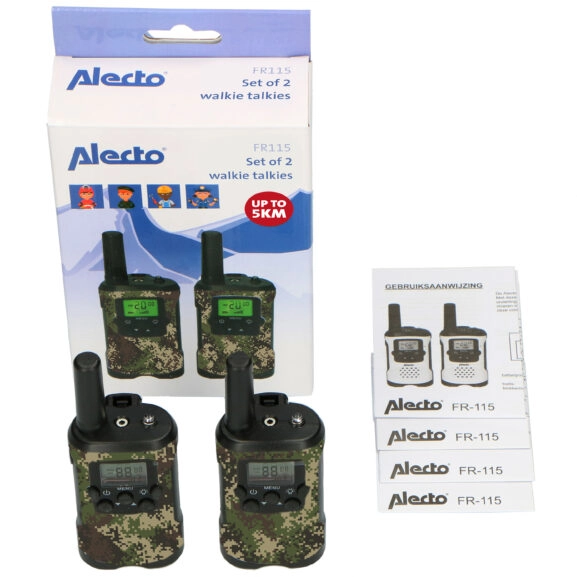 WALKIE TALKIES 7KM CAMUFLAJE ALECTO - Image 6