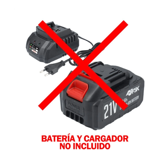 AMOLADORA 21V 125MM 500W BRUSHLESS FSK - Image 14