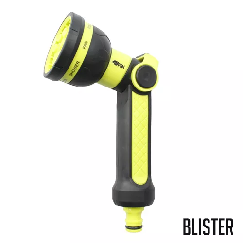 PISTOLA DE RIEGO 8 FUNCIONES VERDE FSK