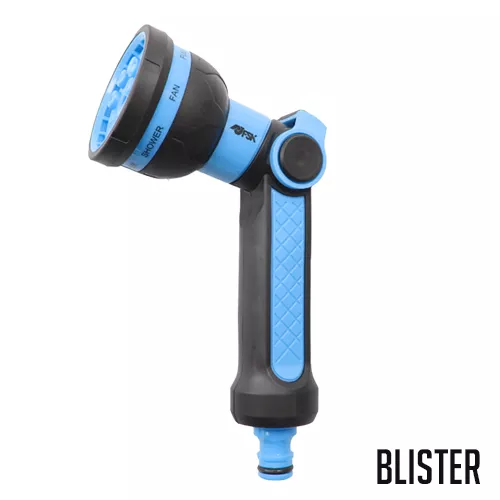 PISTOLA DE RIEGO 8 FUNCIONES AZUL FSK