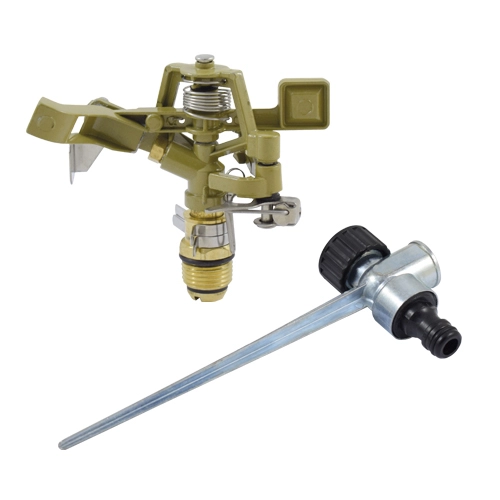 ASPERSOR RIEGO PULSANTE C/PINCHO ALUM.