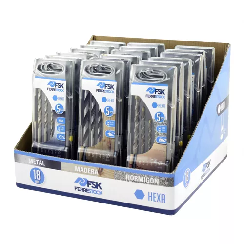 DISPLAY BROCAS HEXA 001/002/003 18 PCS