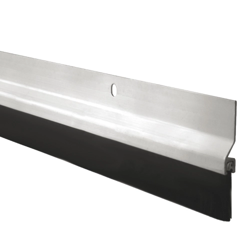 BURLETE ALUMINIO PLATA C/CAUCHO 1M FSK