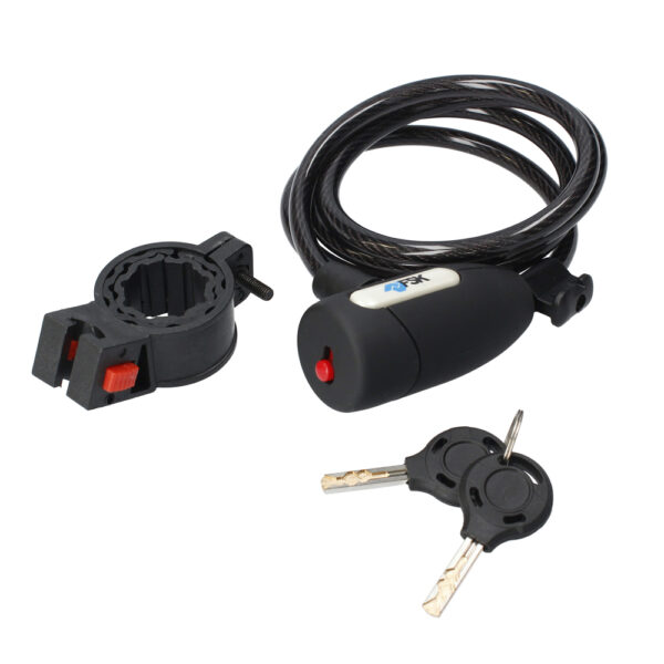 CABLE ANTIRROBO ACERO LLAVE 120CM. / 8MM - Image 2