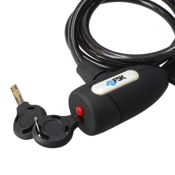 CABLE ANTIRROBO ACERO LLAVE 120CM. / 8MM - Image 3
