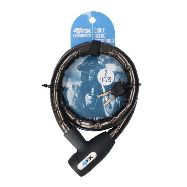 ANTIRROBO MOTO ACERO LLAVE 100CM / 22MM - Image 5