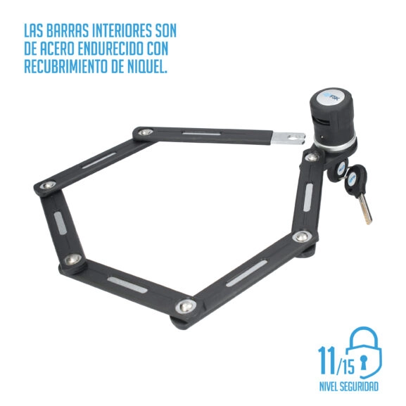 CANDADO PLEGABLE ACERO ENDURECIDO 69CM - Image 3