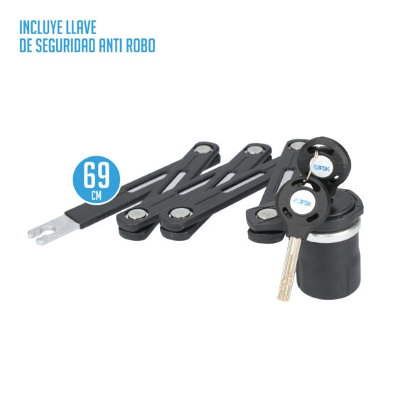 CANDADO PLEGABLE ACERO ENDURECIDO 69CM - Image 4