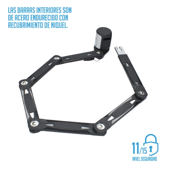 CANDADO PLEGABLE ACERO ENDURECIDO 80CM - Image 3