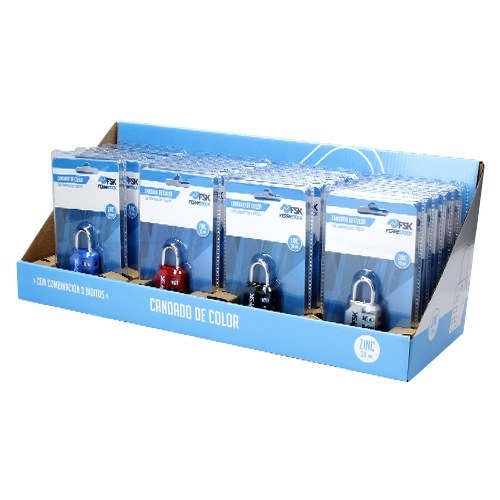 DISPLAY CANDADO COMBINACIÓN 3 DÍG