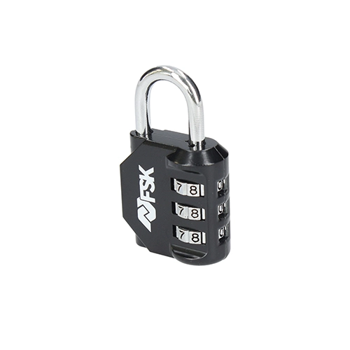 CANDADO COMBINACIÓN 3 DÍGITOS NEGRO